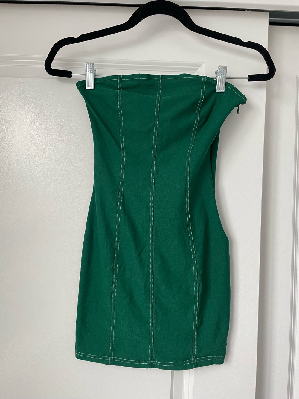Princess Polly Strapless Green Bodycon Mini Dress - Picture 3 of 7